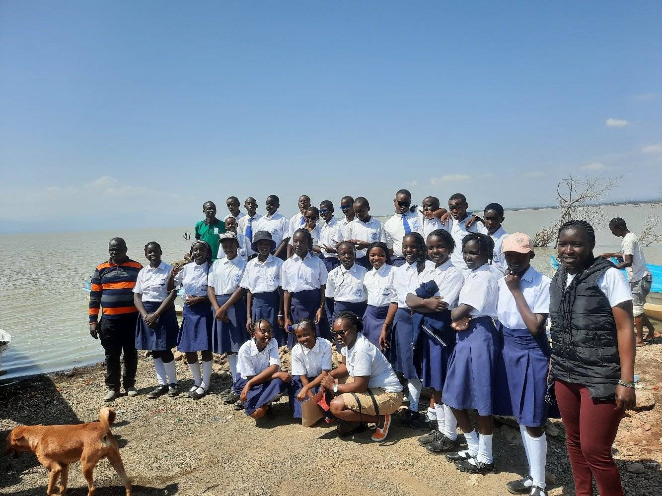 Learners enjoying a school outing